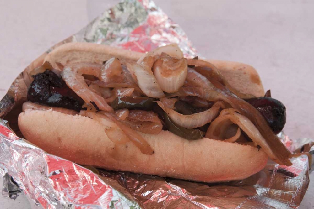 Indiana, Indianapolis Polish sausage and onions